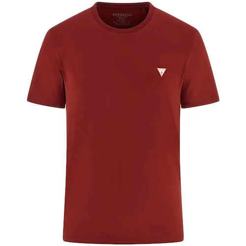 Abbigliamento Uomo T-shirt maniche corte Guess Triangle Rosso