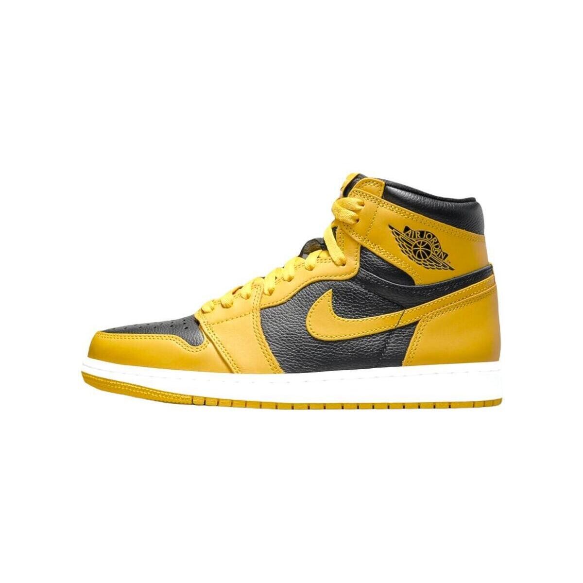 Scarpe Sneakers alte Nike  giallo-WHITE/BLACK