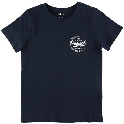 Abbigliamento Bambino T-shirt & Polo Name it 13216541 Blu