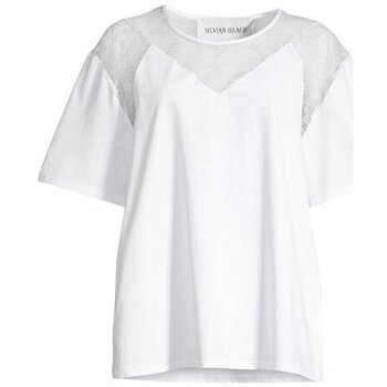 Abbigliamento Donna T-shirt maniche corte Silvian Heach T-SHIRT CVP23099TS Bianco