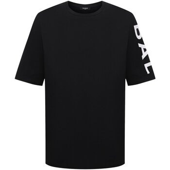 Abbigliamento Uomo T-shirt maniche corte Balmain maniche corte XH1EH015 BB15 - Uomo Nero