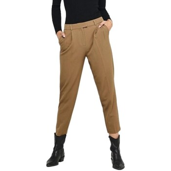 Abbigliamento Donna Pantaloni Only Levila Lana Trousers - Toasted Coconut Marrone