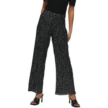 Abbigliamento Donna Pantaloni Only Elema Pleated Trousers - Black Mini Flower Nero