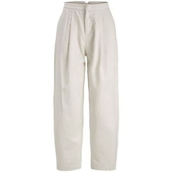 Abbigliamento Donna Pantaloni Jjxx Zoe Relaxed Pants - Vanilla Ice Bianco