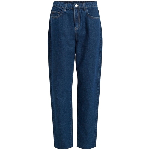 Abbigliamento Donna Pantaloni Vila Jeans Molli - Dark Blue Denim Blu