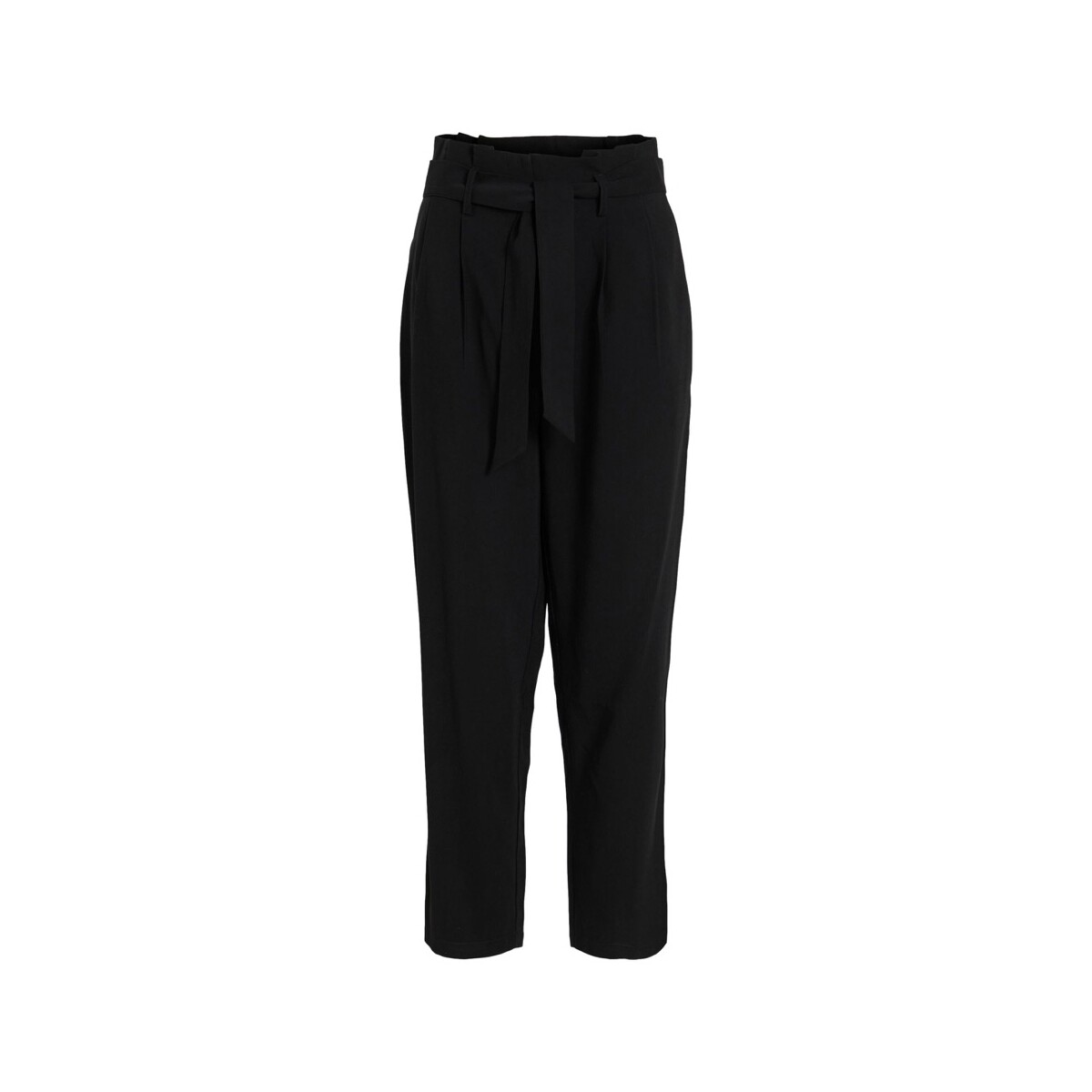 Abbigliamento Donna Pantaloni Vila Noos Pants Kaya 7/8 - Black Nero
