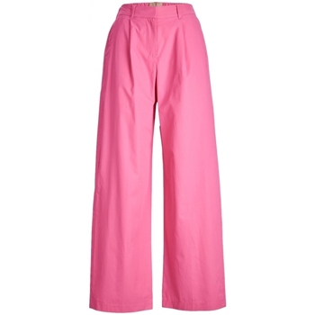 Abbigliamento Donna Pantaloni Jjxx Pants Vigga Wide - Carmine Rose Rosa