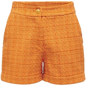 Abbigliamento Donna Shorts / Bermuda Only Billie Boucle Shorts - Apricot Arancio