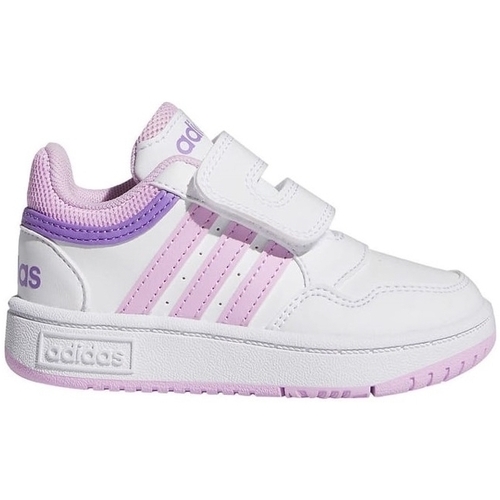 Scarpe Unisex bambino Sneakers adidas Originals Baby Hoops 3.0 CF I IF7734 Bianco
