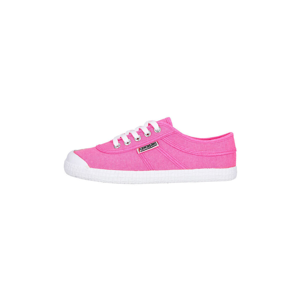 Scarpe Sneakers Kawasaki Original Neon Canvas shoe K202428-ES 4014 Knockout Pink Rosa