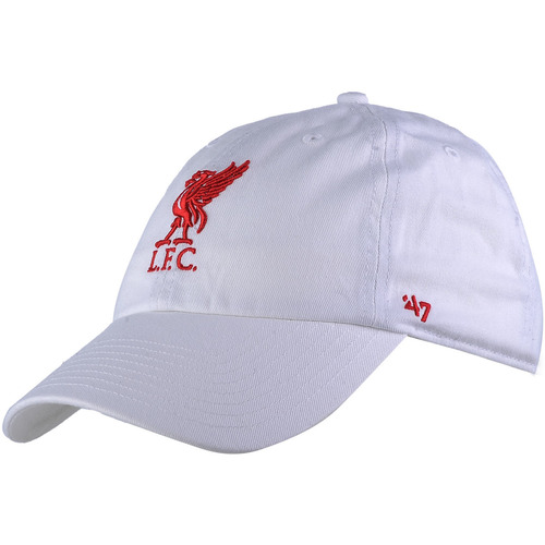 Accessori Uomo Cappellini '47 Brand EPL FC Liverpool Clean Up Cap Bianco
