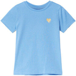 Abbigliamento Bambina T-shirt & Polo Kids Only 15266550 Blu