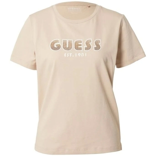 Abbigliamento Donna T-shirt & Polo Guess T-SHIRT E24GU39 Beige