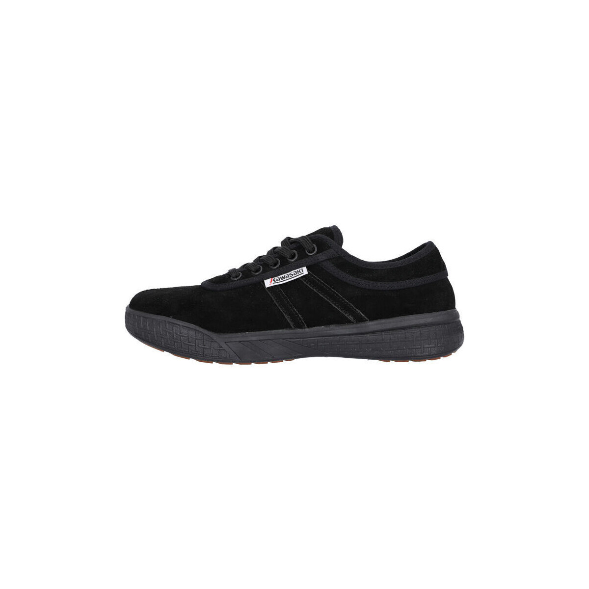 Scarpe Sneakers Kawasaki Leap Suede Shoe K204414-ES 1001S Black Solid Nero