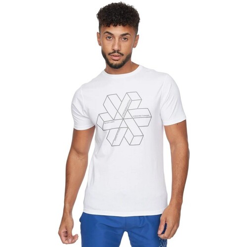 Abbigliamento Uomo T-shirts a maniche lunghe Crosshatch Allred Bianco