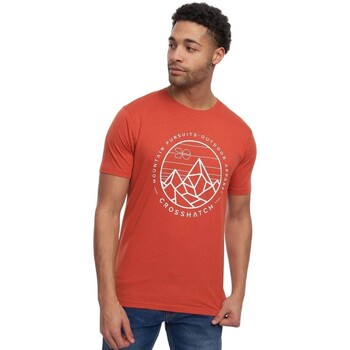 Abbigliamento Uomo T-shirts a maniche lunghe Crosshatch Talung Rosso