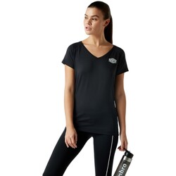 Abbigliamento Donna T-shirts a maniche lunghe Umbro PTF Nero