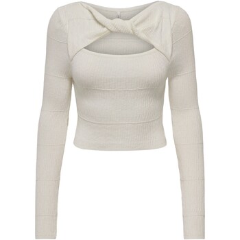 Abbigliamento Donna T-shirts a maniche lunghe Only 15300369 Bianco