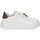 Scarpe Donna Sneakers Gio + Gio+ PIA106A gufo pelle bianca Bianco