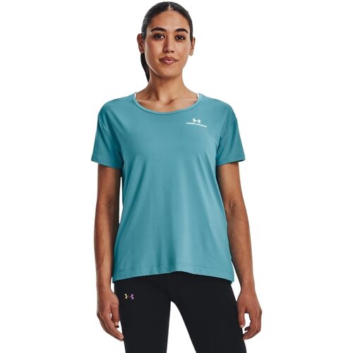 Abbigliamento Donna T-shirt maniche corte Under Armour UA RUSH ENERGY CORE SS Blu