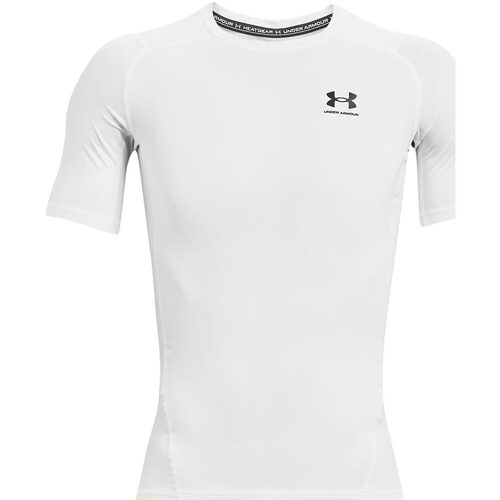 Abbigliamento Uomo T-shirt maniche corte Under Armour UA HG ARMOUR COMP SS Bianco