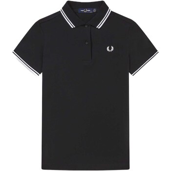 Abbigliamento Donna T-shirt & Polo Fred Perry Fp Twin Tipped Fred Perry Shirt Nero