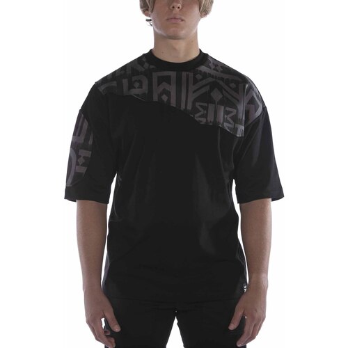 Abbigliamento Uomo T-shirt & Polo Inkover T-Shirt Toppe Suede Allover Nero