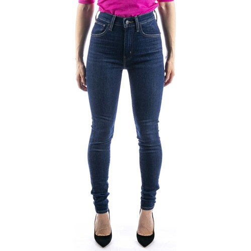 Abbigliamento Donna Jeans Levi's Jeans  Mile High Super Skinny Blu Blu