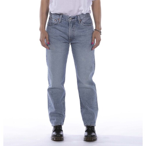 Abbigliamento Uomo Jeans Levi's 551Z Straight Crop Blu