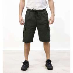 Abbigliamento Uomo Shorts / Bermuda Amish Bermuda Cargo  Popeline Verde
