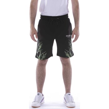 Abbigliamento Uomo Shorts / Bermuda Phobia Shorts With Green Lightning Nero