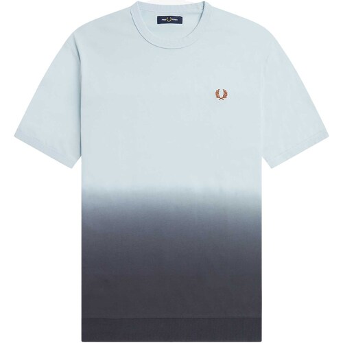 Abbigliamento Uomo T-shirt & Polo Fred Perry Fp Ombre T-Shirt Marine