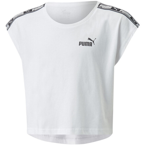 Abbigliamento Bambina T-shirt & Polo Puma 848381-02 Bianco