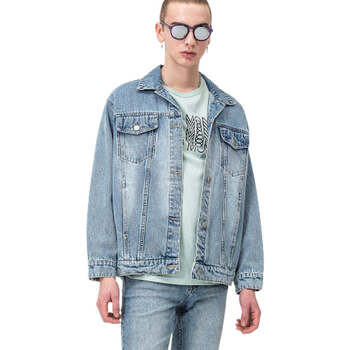 Abbigliamento Giubbotti Cheap Monday Upsize Jacket Trash Metal Blu