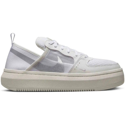 Scarpe Donna Sneakers Nike Court Vision Alta Bianco