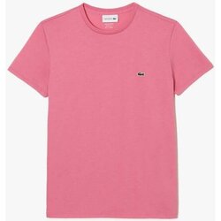 Abbigliamento Uomo T-shirt maniche corte Lacoste T-shirt Uomo Pima Rosa
