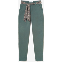Abbigliamento Donna Pantaloni Le Temps des Cerises Pantaloni chino DYLI 4 Verde