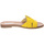 Scarpe Donna Sandali Steve Madden Delaney Yellow Leather Sandals Giallo