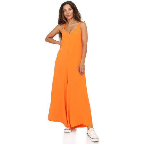 Abbigliamento Donna Tuta jumpsuit / Salopette La Modeuse 67356_P156404 Arancio