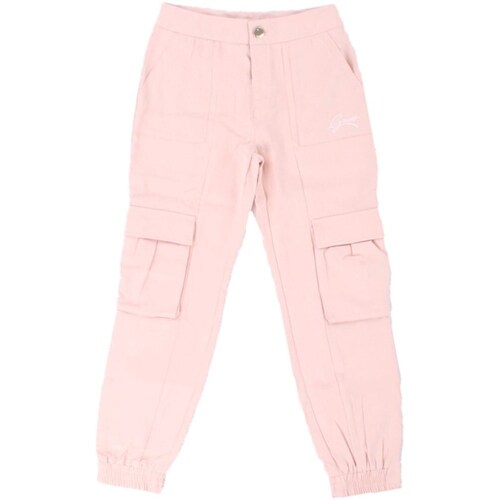 Abbigliamento Bambina Pantalone Cargo Guess J3YB08WFJW0 Rosa