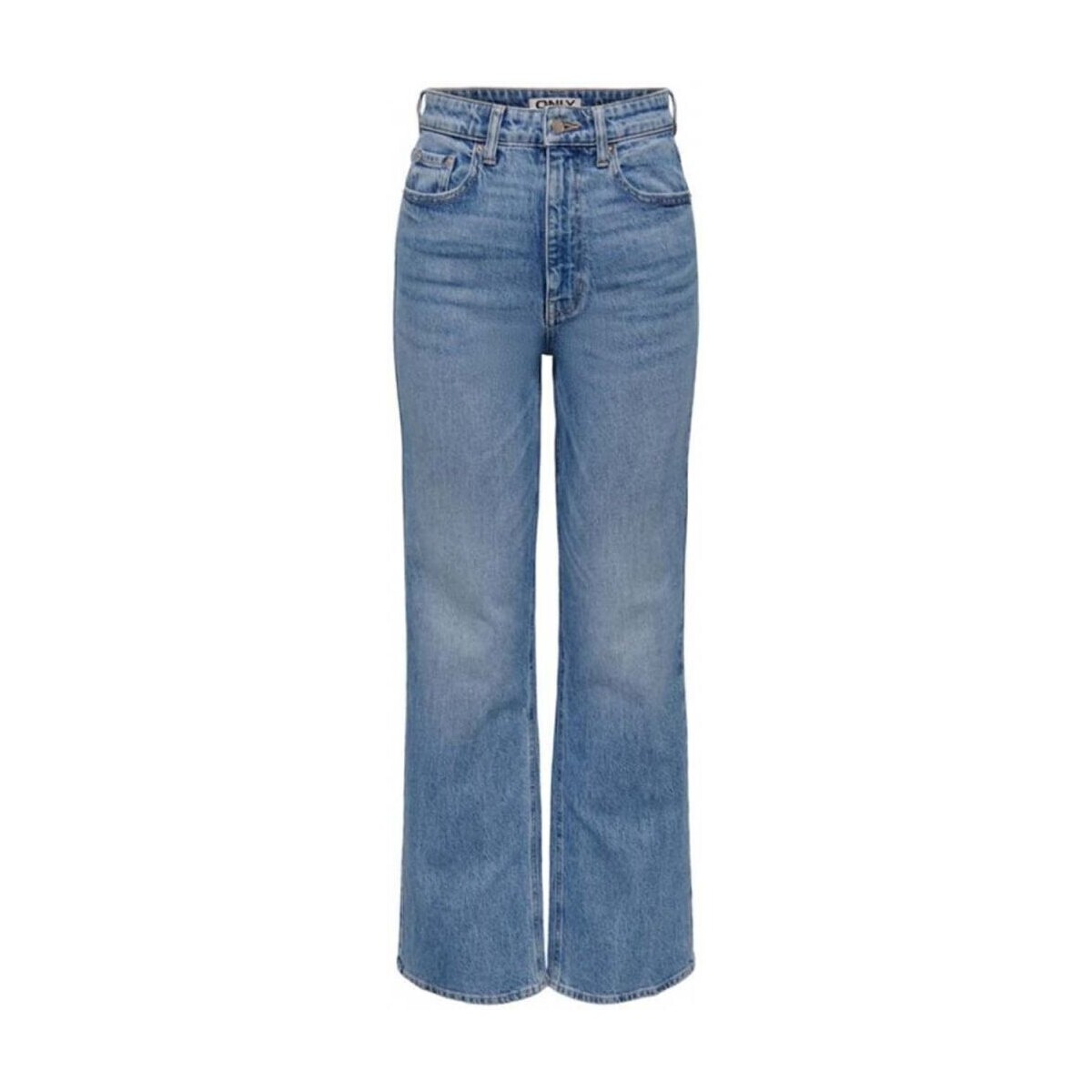 Abbigliamento Donna Jeans Only 15281276 CAMILLE-MEDIUM BLUE WIDE Blu