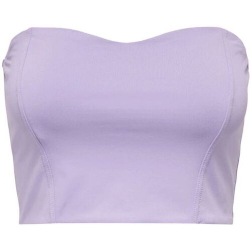 Abbigliamento Donna Top / T-shirt senza maniche Only 15293182 LEA-PURPLE ROSE Rosa