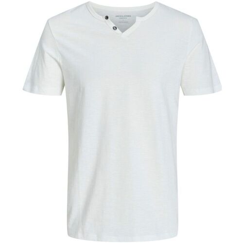 Abbigliamento Uomo T-shirt & Polo Jack & Jones 12164972 SPLIT-CLOUD DANCER Beige