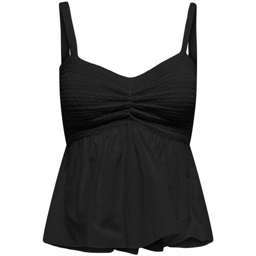 Abbigliamento Donna Top / T-shirt senza maniche Only 15291144 MONNA-BLACK Nero