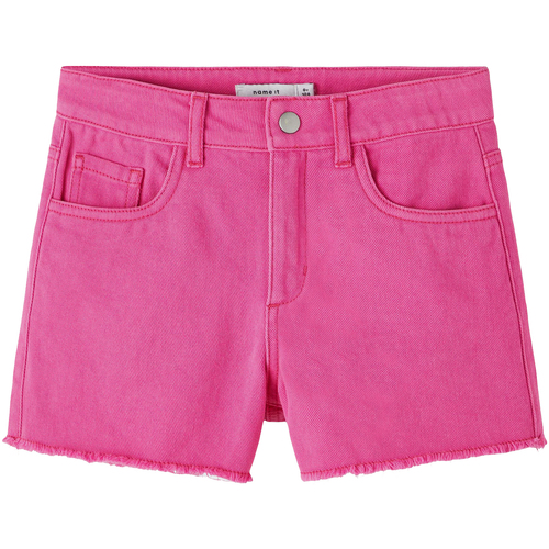 Abbigliamento Bambina Shorts / Bermuda Name it SHORT FRANDI MOM RAGAZZA Rosa