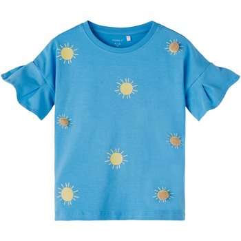 Abbigliamento Bambina T-shirt & Polo Name it T-SHIRT FENJA BAMBINA Blu