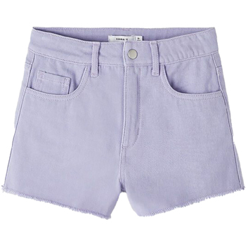 Abbigliamento Bambina Shorts / Bermuda Name it SHORT FRANDI MOM RAGAZZA Viola