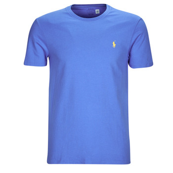 Abbigliamento Uomo T-shirt maniche corte Polo Ralph Lauren T-SHIRT AJUSTE EN COTON Blu