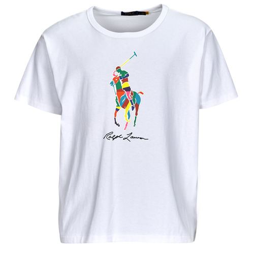 Abbigliamento Uomo T-shirt maniche corte Polo Ralph Lauren TSHIRT MANCHES COURTES BIG POLO PLAYER Bianco