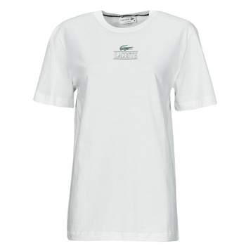 Abbigliamento Donna T-shirt maniche corte Lacoste TH1147 Bianco